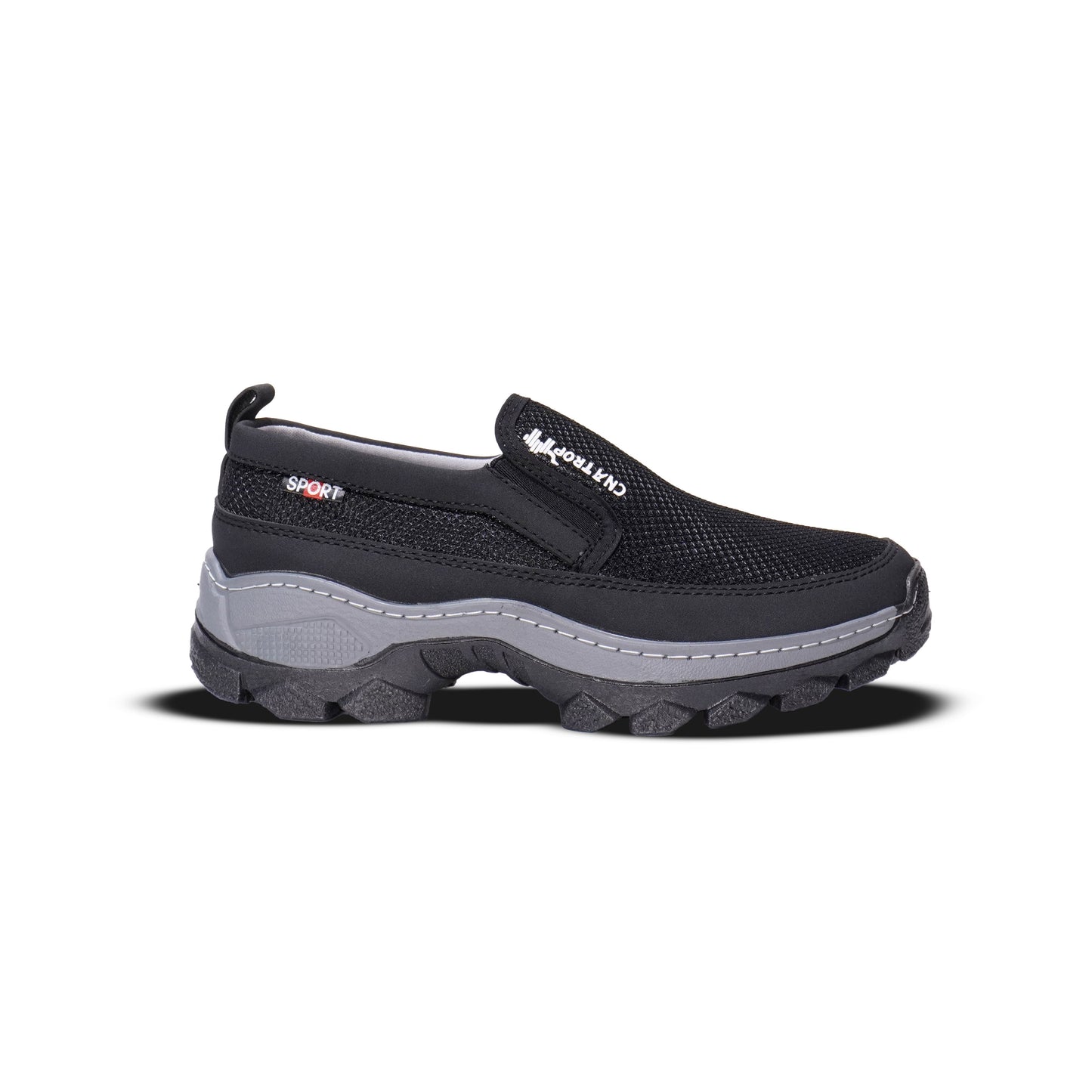 Zapatos Confort Titanium en sintético PU con suela spansor ultraliviana y plantilla Eva Memory anatómica. Comodidad y ligereza para uso diario.